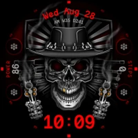 Skull & Guns Watch Face 008