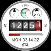 Vintage Meter Watch Face