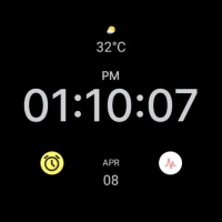 Black Face Watch Face