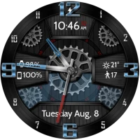 Wooden Gears HD Watch Face