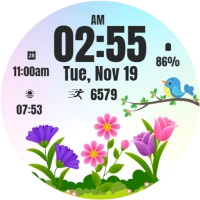 Simple Floral  Watch Face