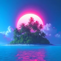 Moon Over Water Live Wallpaper