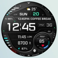 MD303 Digital watch face