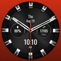 Dark Metal Watch Face