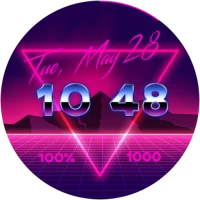 RetroWave WatchFace (Animated)