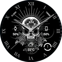 Skull Wear Watch Face