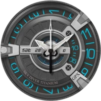 Sky Diver Titanium Wear OS