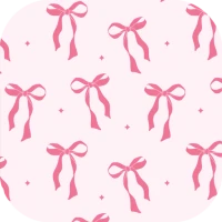Cute Pink Bow Wallpaper