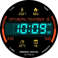Minimal Digital Watch Face