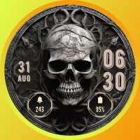 Skull Wear OS Watchface PRO