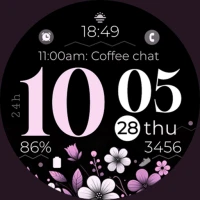 Purple Petals watch face