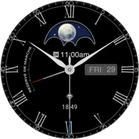 Klasik Ay Fazı Saat Yüzü