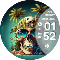 Magic Skull Watch Face