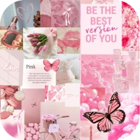 Pembe Estetik Duvar Kağıdı