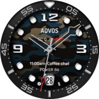 AQVOS: Modern Diver Watch Face