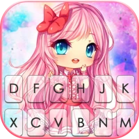 Pink Cute Girl Tema