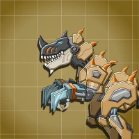 Desert T-Rex Robot Dino Army