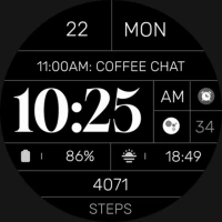 Minimal Digital Watch Face