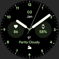 Analog PRO: Watch face