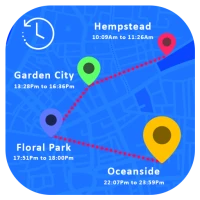Map Location Timeline