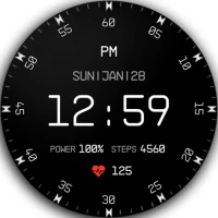 Minimal Digital Watch Face
