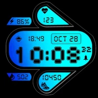 Arrow face minimalist digital